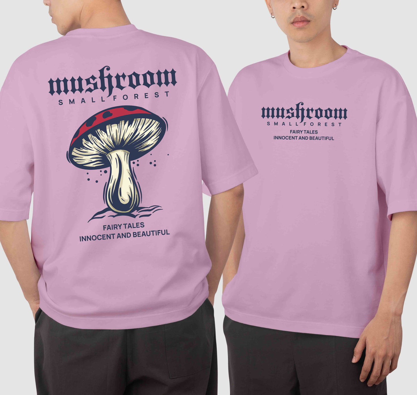 Mushroom Forest Oversize T-Shirt