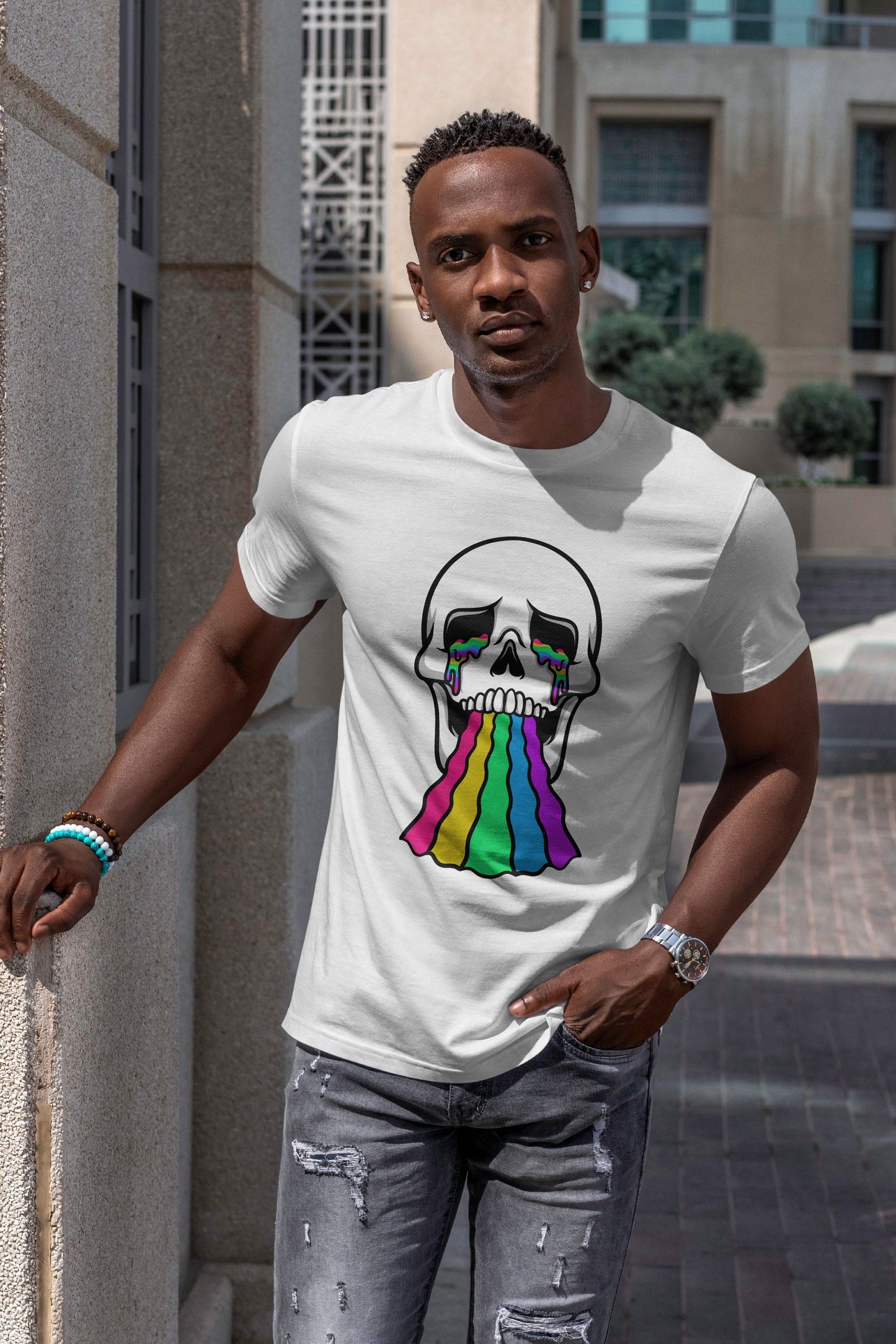 Skull Rainbow T-Shirt